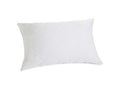 Lodge Linen Quilted Zipped Pillow Protector, Standard, White