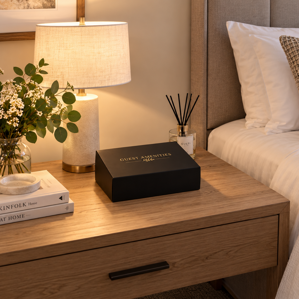 A. The Ultimate Guest Amenities Box NEW!!!