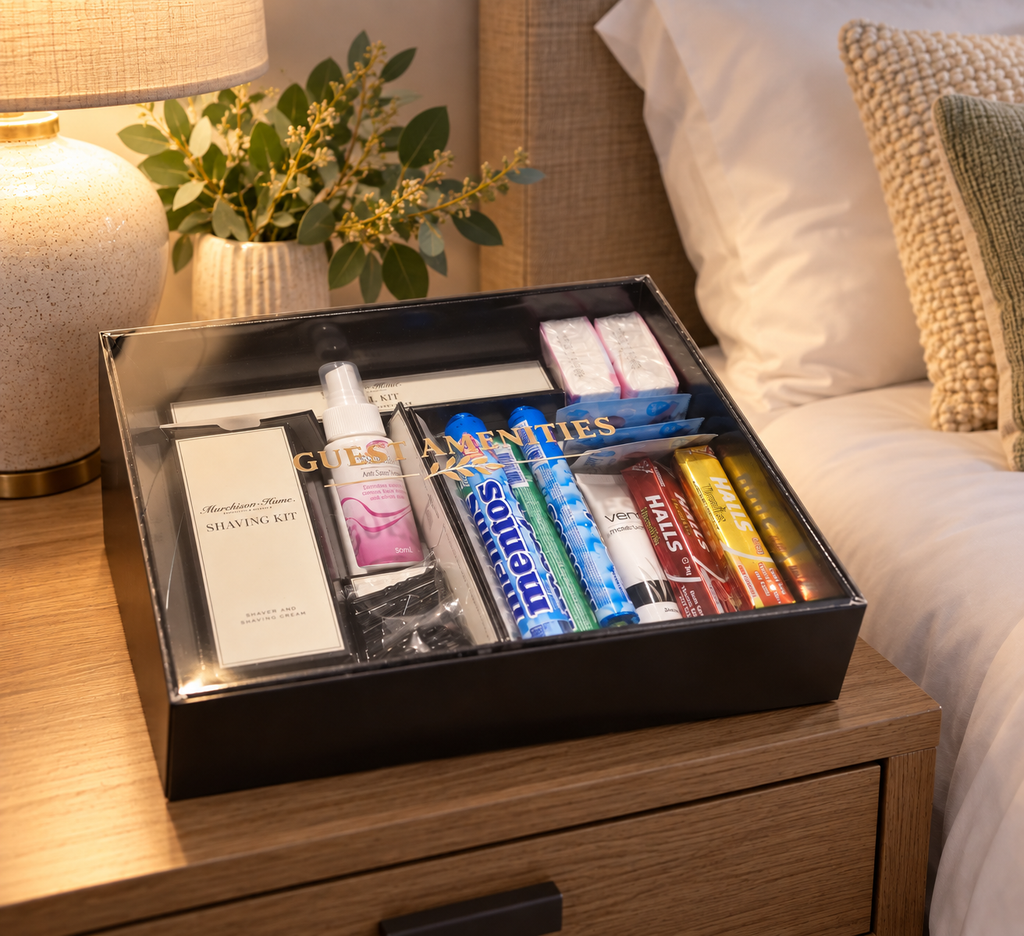A. The Ultimate Guest Amenities Box NEW!!