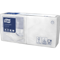 Tork White Cocktail Napkins, 200pk