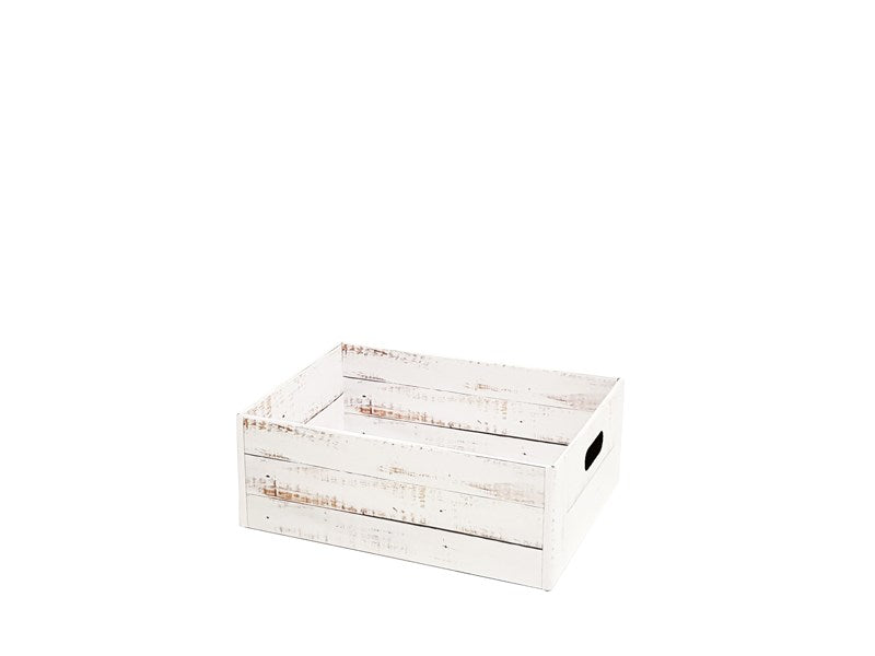 White Wash Box for Guest Room Display