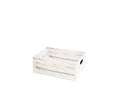 White Wash Box for Guest Room Display