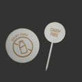 Sketched Dairy Free Spike Signs & Platter Labels