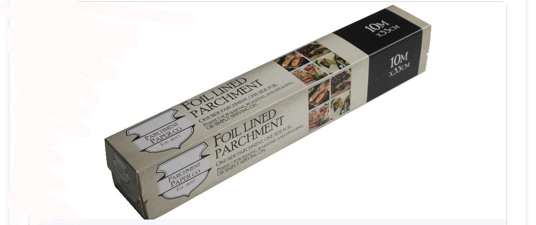 Foil Lined Parchment Paper, 10m x 33cm