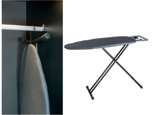 Prestige Ironing Board with Double Sided Cover and Hanger