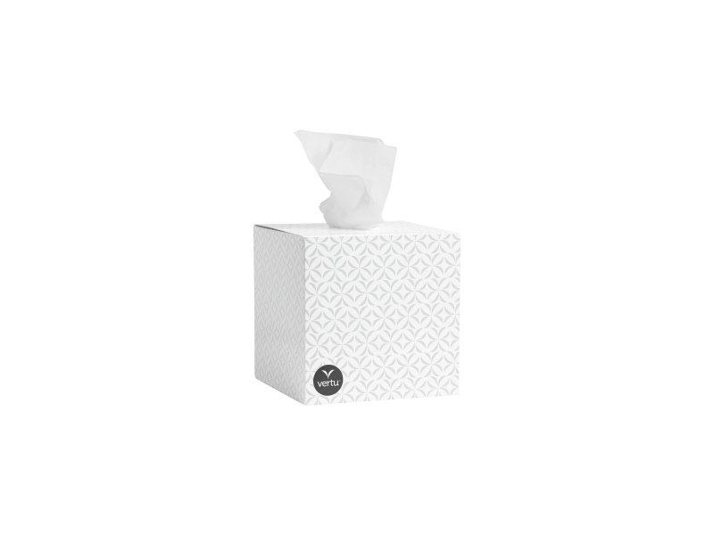 Vertu Cube Facial Tissues, 2ply, 90pk, 10pks
