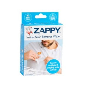 Zappy Instant Stain Remover Wipes 6 pk